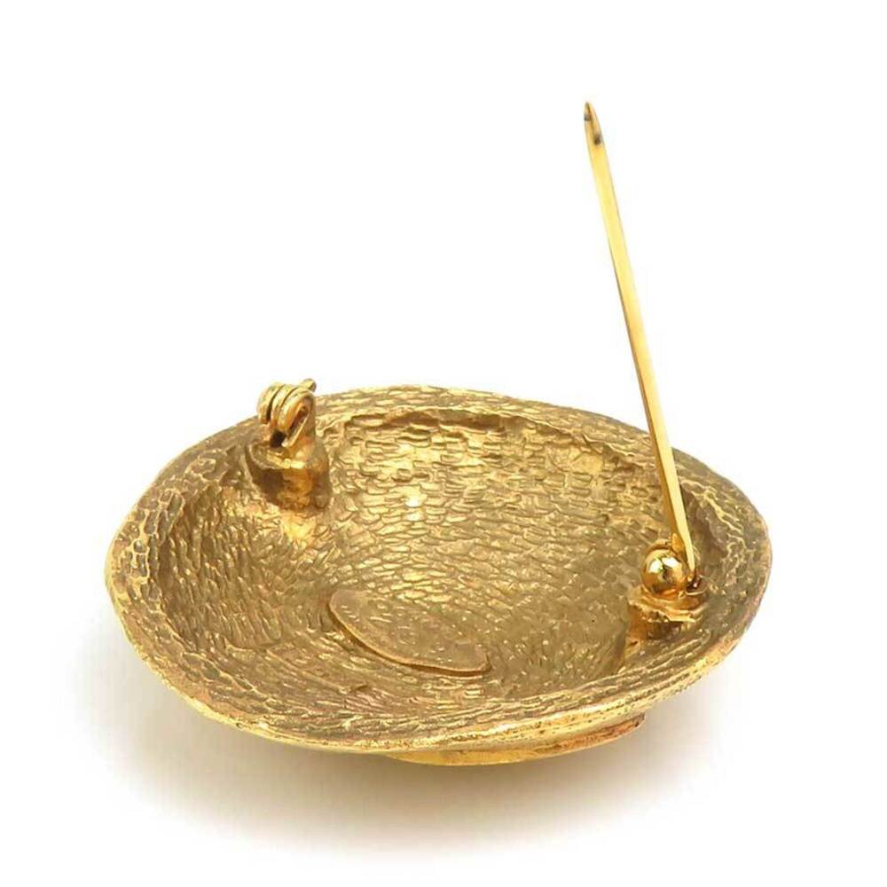 CHANEL Vintage Gold Brooch - Picture 6 of 12